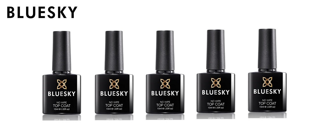 Bluesky Top Coat No Wipe 5 stuks