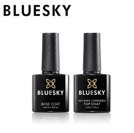 Bluesky Base Coat & Tempered Top Coat No Wipe