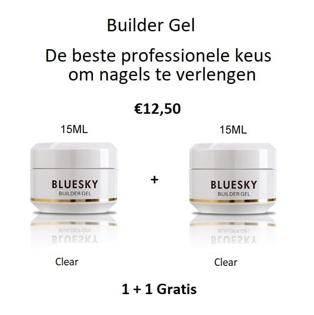 Blueskygellak.nl Builder Gel Clear + Clear