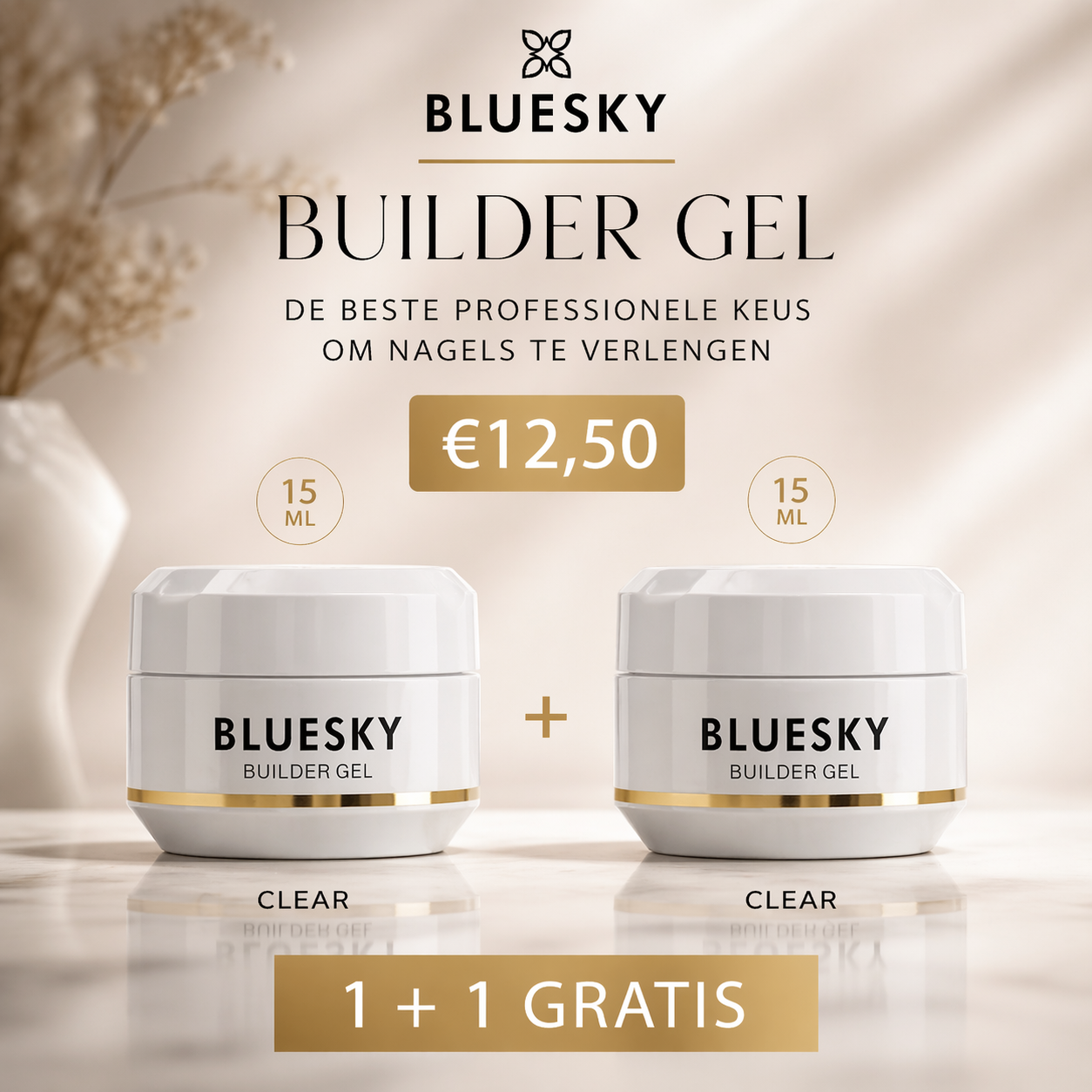 Blueskygellak.nl Builder Gel Clear + Clear