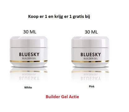 Blueskygellak.nl Builder Gel White + Pink