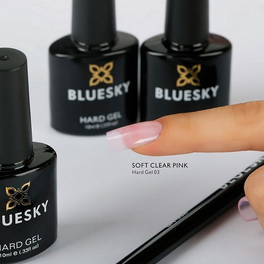 Blueskygellak.nl Hard Gel Soft Clear Pink