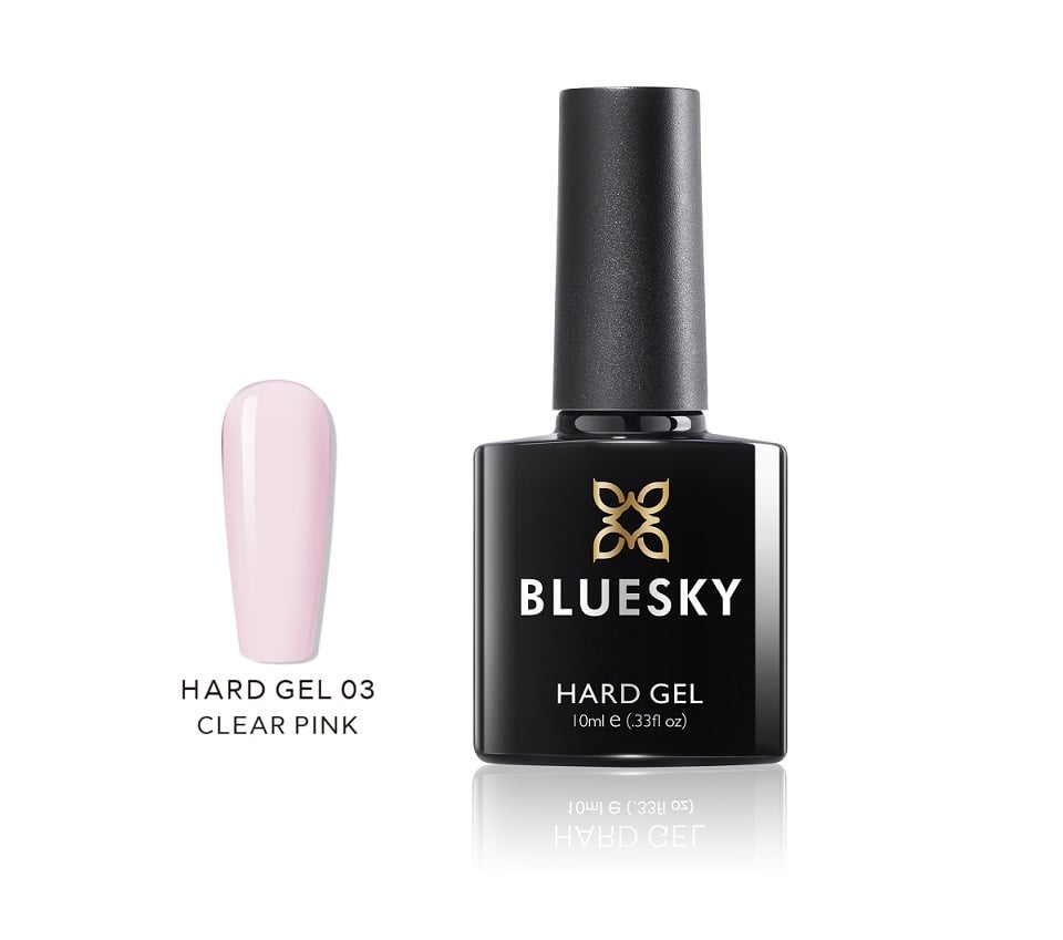 Blueskygellak.nl Hard Gel Soft Clear Pink