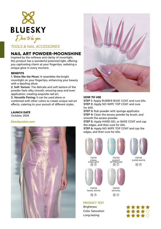 Blueskygellak.nl YGF01 Nail Art Powder