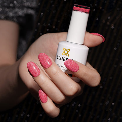 Blueskygellak.nl Sparkle Neon 2 Coral Pink