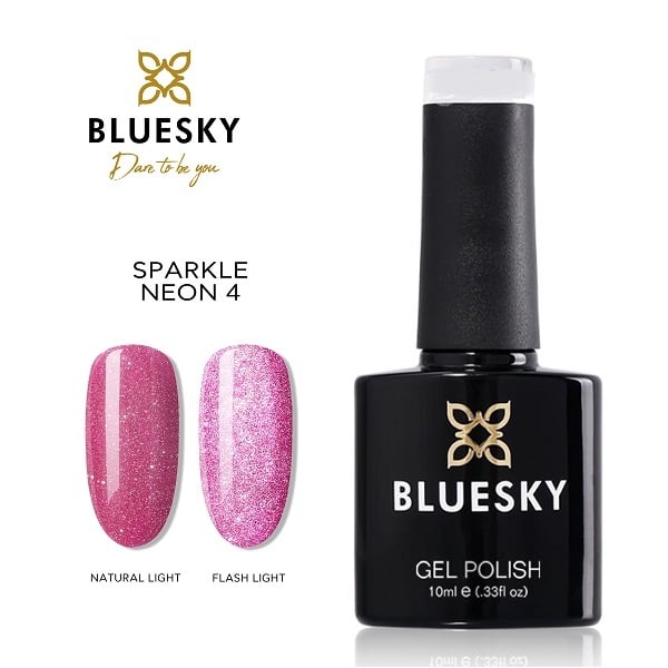 Blueskygellak.nl Sparkle Neon 4 Light Pink